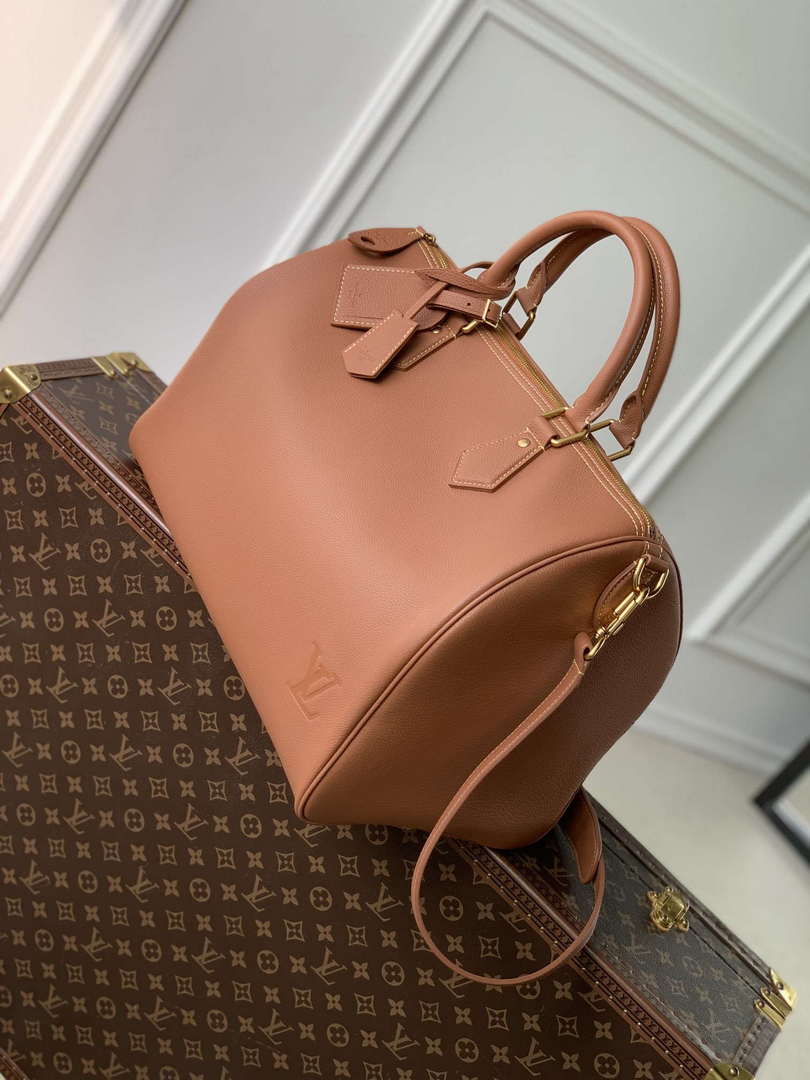 Louis Vuitton LV M24438 Speedy P9 Bandouliere 40 Bag Cognac