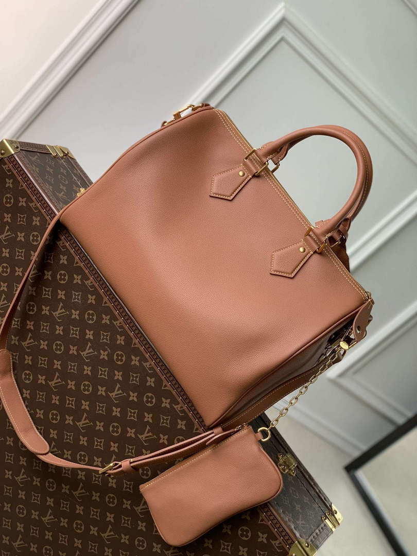 Louis Vuitton LV M24438 Speedy P9 Bandouliere 40 Bag Cognac