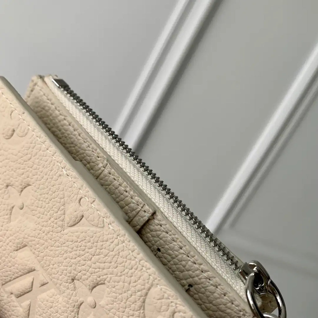 LV M12674 Louis Vuitton Zippy Zippy Coin Purse Monogram Empreinte Beige