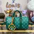 LV M12684 Louis Vuitton Keepall Bandouliere 25 City Bag Green - Default Title - View 1