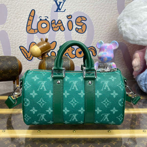LV M12684 Louis Vuitton Keepall Bandouliere 25 City Bag Green - Default Title - View 3