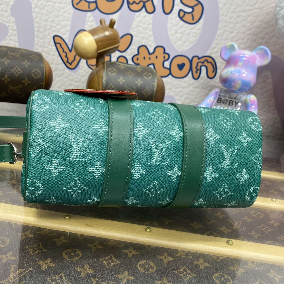 LV M12684 Louis Vuitton Keepall Bandouliere 25 City Bag Green