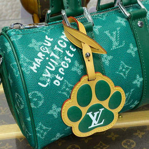 LV M12684 Louis Vuitton Keepall Bandouliere 25 City Bag Green - Default Title - View 5