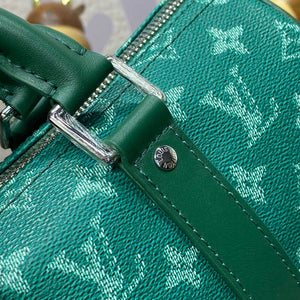 LV M12684 Louis Vuitton Keepall Bandouliere 25 City Bag Green - Default Title - View 9
