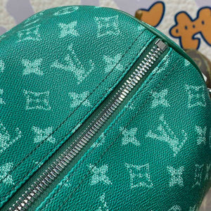 LV M12687 Louis Vuitton Keepall Bandouliere 50 City Bag Green - Default Title - View 6
