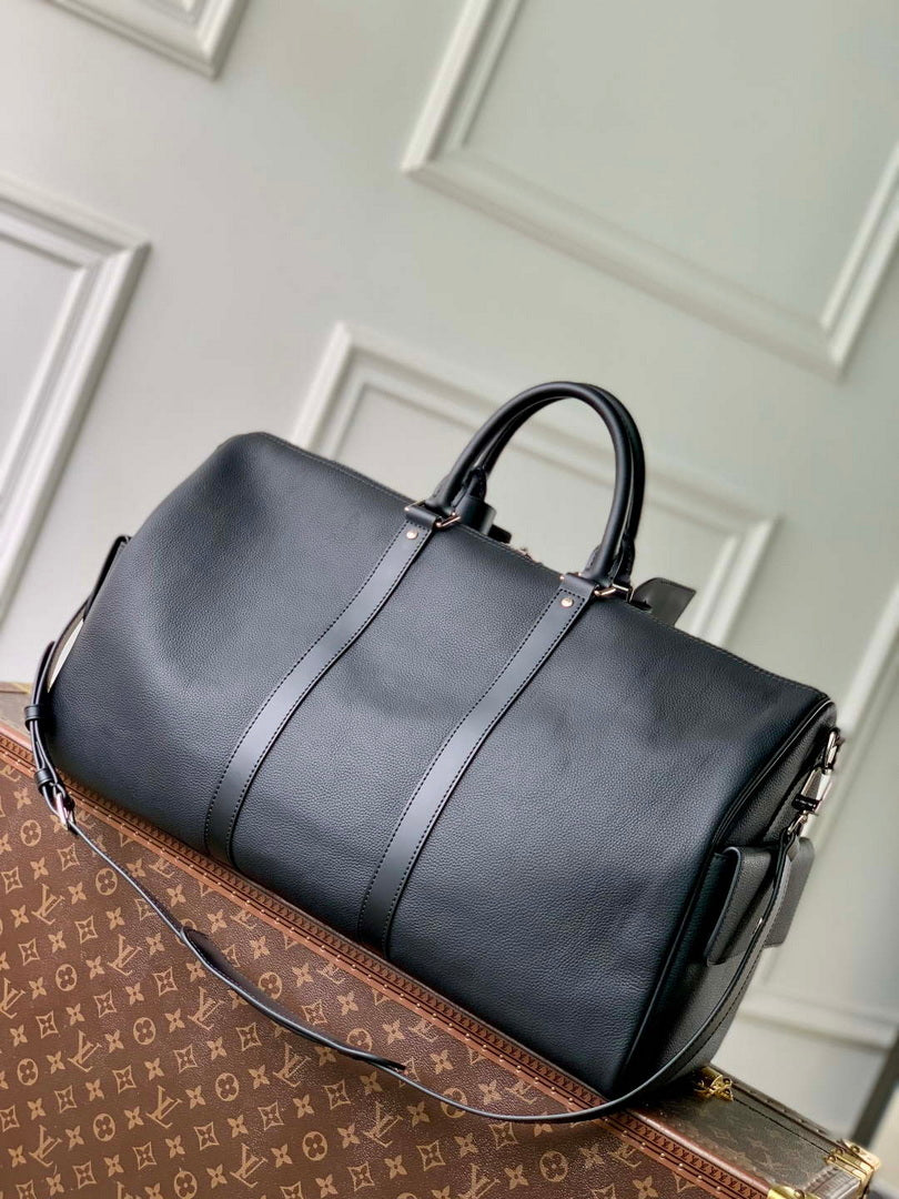 LV M12690 Louis Vuitton Keepall Bandouliere 50 Bag Khaki/Black