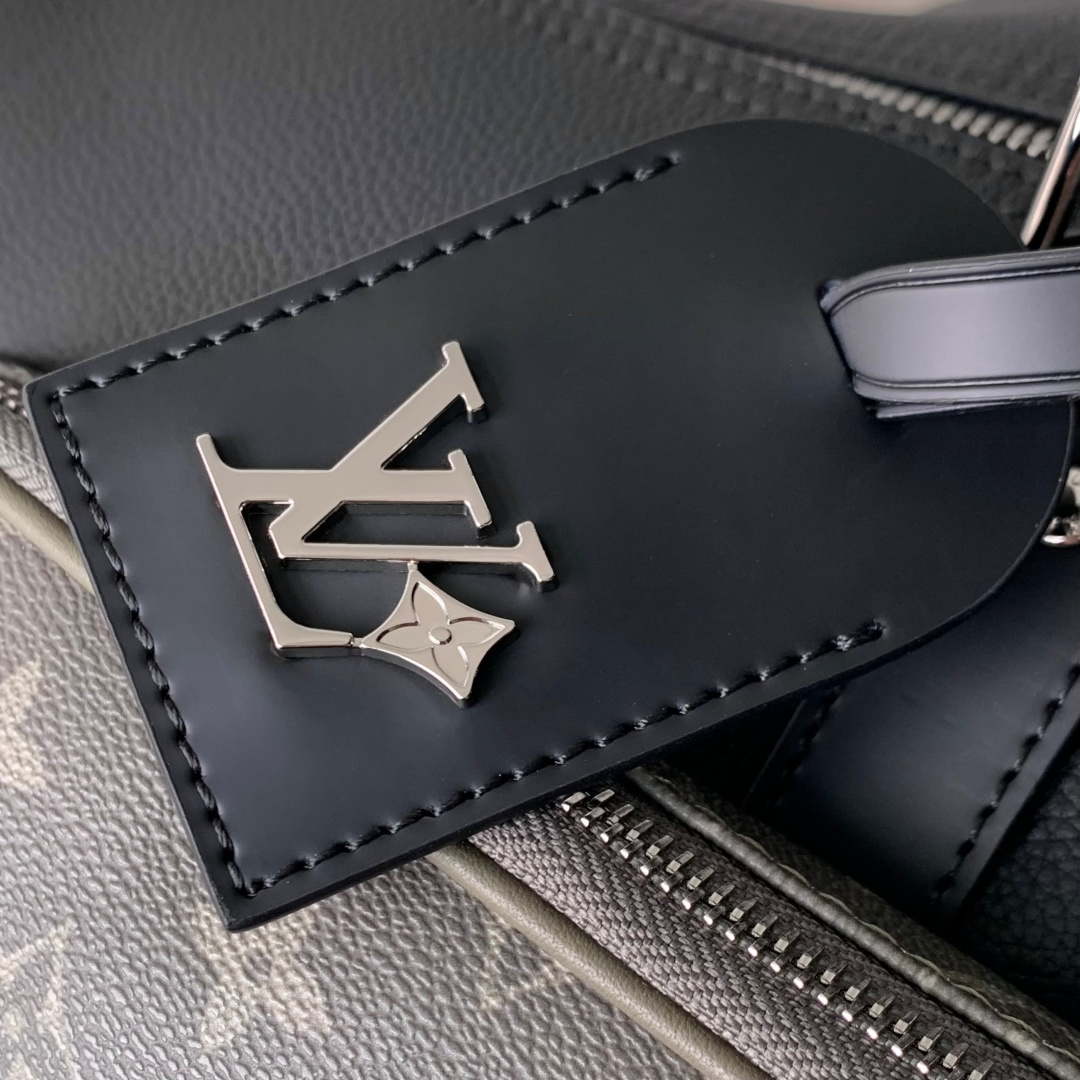 LV M12690 Louis Vuitton Keepall Bandouliere 50 Bag Khaki/Black