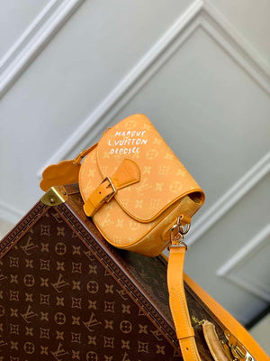LV M12694 Louis Vuitton Montsouris Messenger Bag Yellow - Default Title - View 2