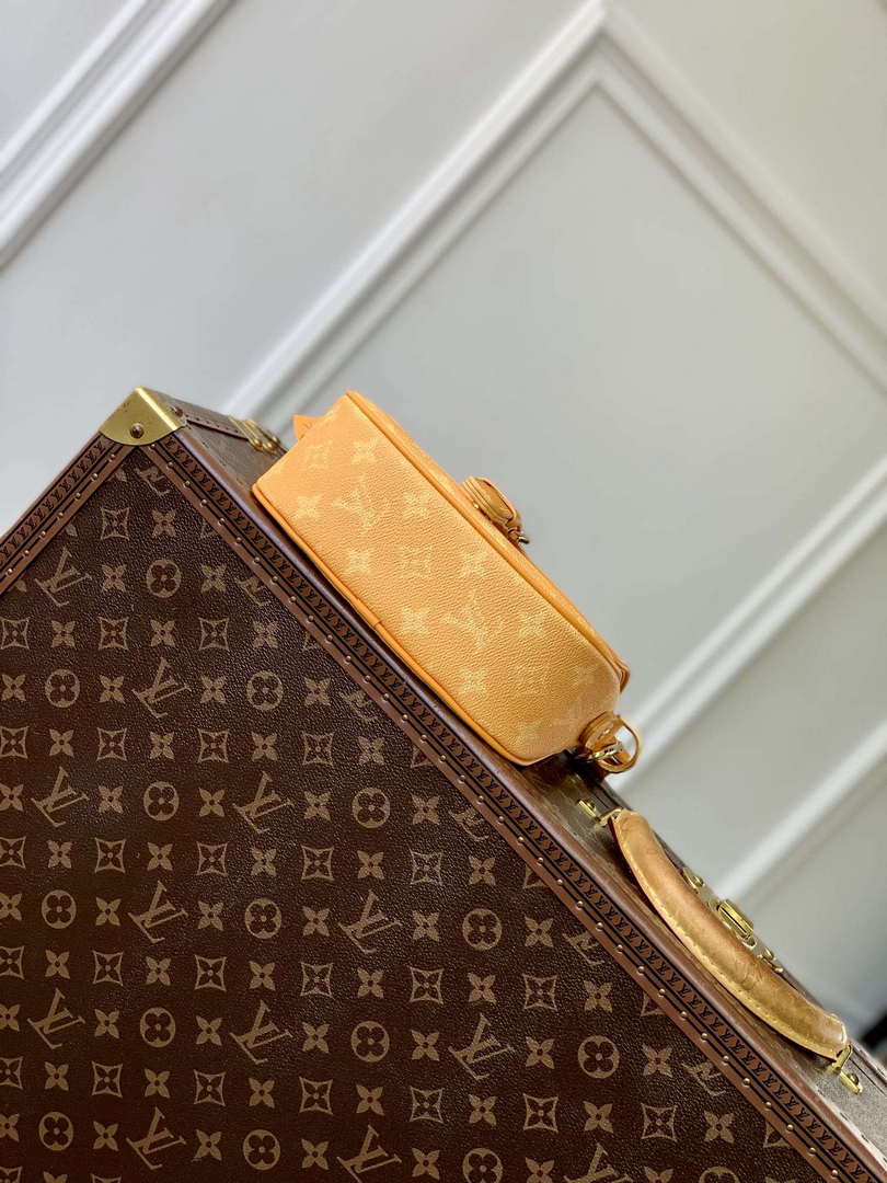 LV M12694 Louis Vuitton Montsouris Messenger Bag Yellow - Default Title - View 4