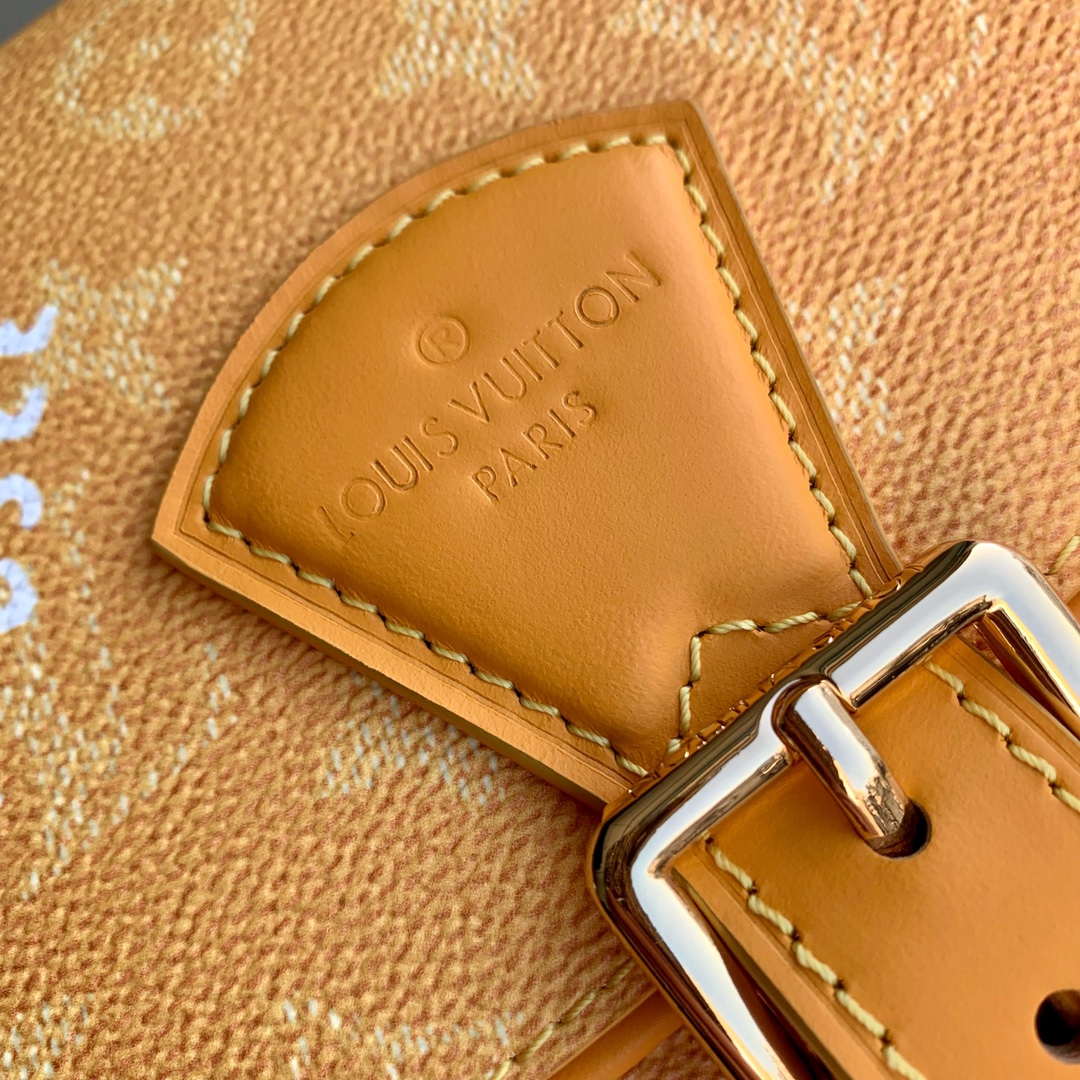 LV M12694 Louis Vuitton Montsouris Messenger Bag Yellow