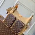 LV M12697 Louis Vuitton Hobo Cargo Bag Beige - Default Title - View 1
