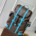 LV M12729 Louis Vuitton Christopher MM Backpack Monogram Macassar canvas - Default Title - View 1