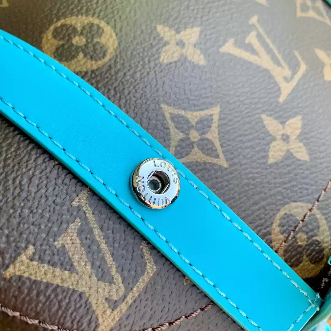 LV M12729 Louis Vuitton Christopher MM Backpack Monogram Macassar canvas - Default Title - View 6