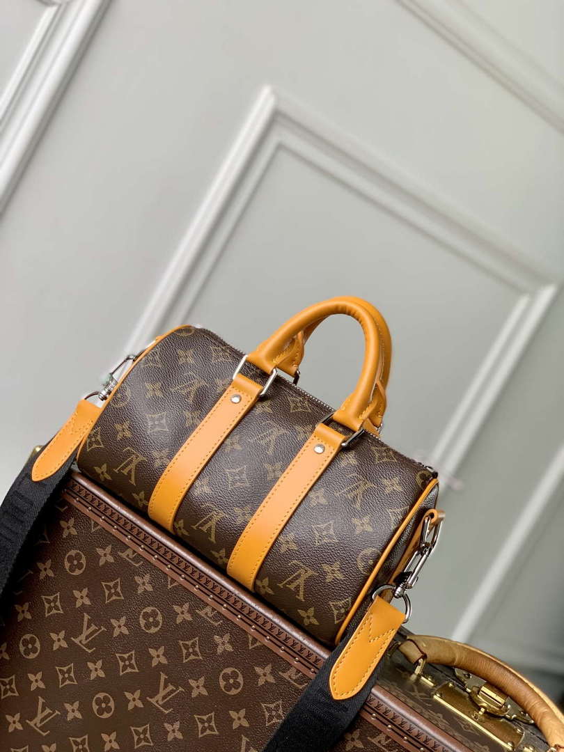 LV M12733 Louis Vuitton Keepall Bandouliere 25 Bag Safran Yellow