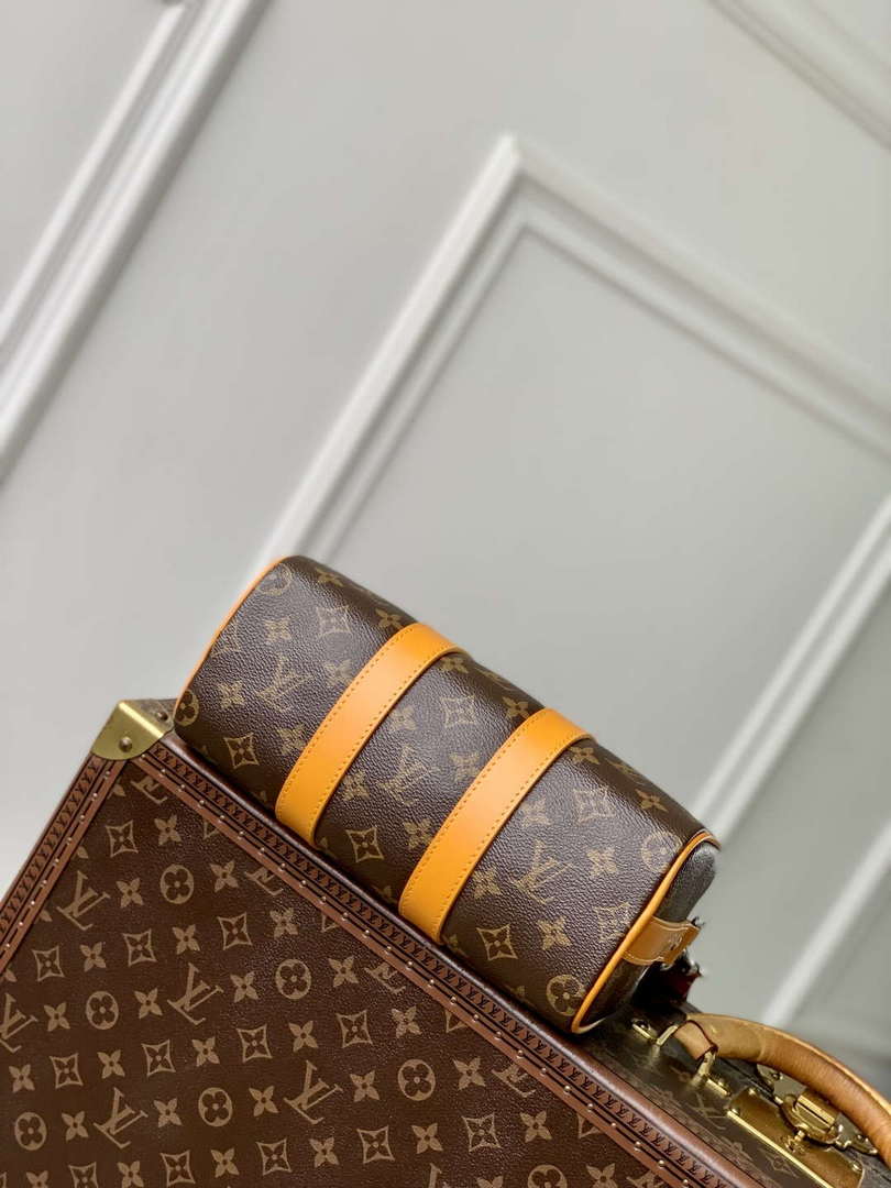 LV M12733 Louis Vuitton Keepall Bandouliere 25 Bag Safran Yellow - Default Title - View 4