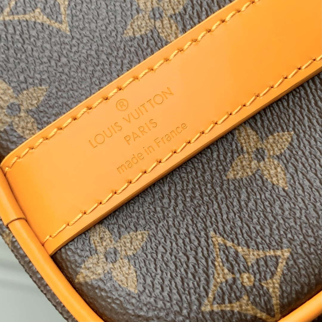 LV M12733 Louis Vuitton Keepall Bandouliere 25 Bag Safran Yellow