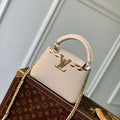 LV M12751 Louis Vuitton Capucines Mini Bag Apricot - Default Title - View 1