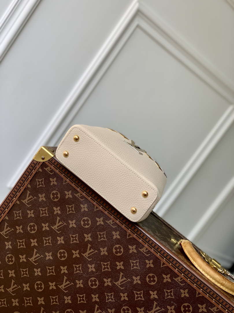 LV M12751 Louis Vuitton Capucines Mini Bag Apricot