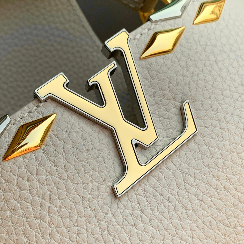 LV M12751 Louis Vuitton Capucines Mini Bag Apricot