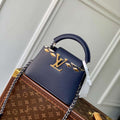 LV M12751 Louis Vuitton Capucines Mini Bag Blue - Default Title - View 1