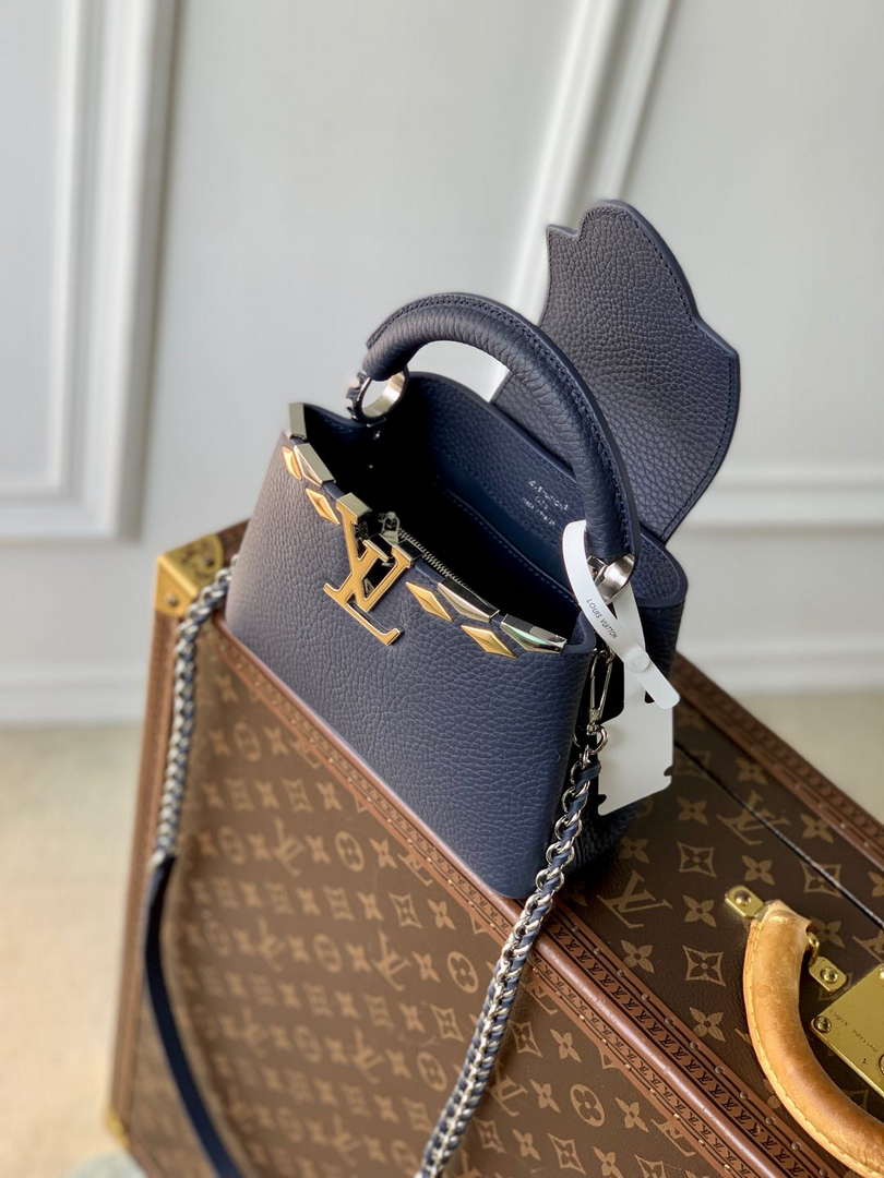 LV M12751 Louis Vuitton Capucines Mini Bag Blue