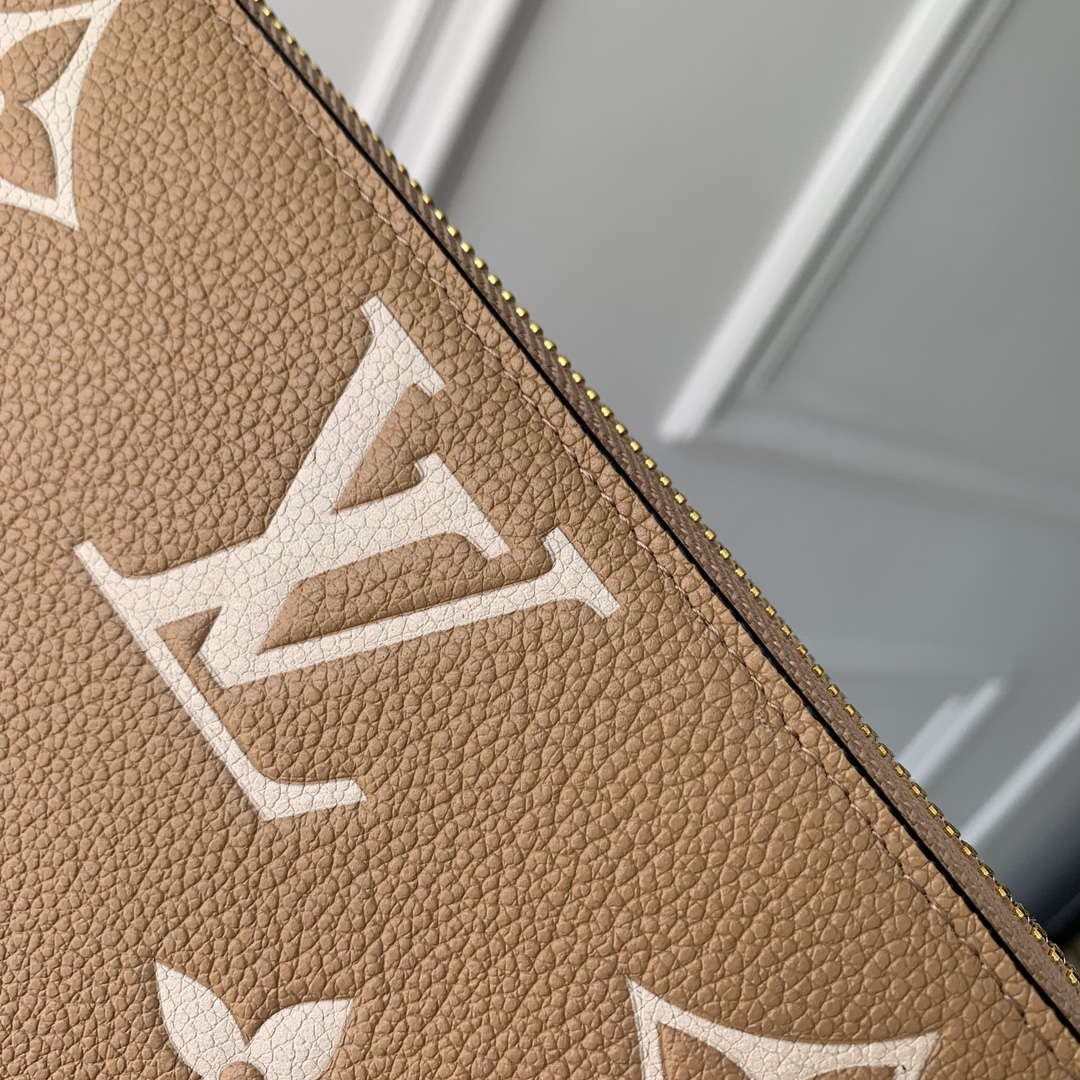 LV M12755 Louis Vuitton Zippy Wallet Sunrise Aquarelle Tan - Default Title - View 4