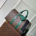 LV M12765 Louis Vuitton Keepall Bandouliere 35 Monogram Green - Default Title - View 1