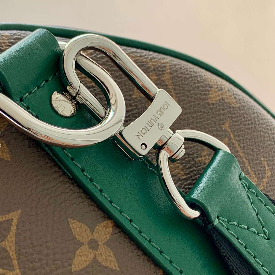 LV M12765 Louis Vuitton Keepall Bandouliere 35 Monogram Green