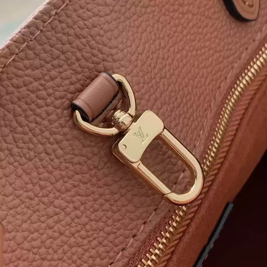 LV M12775 Louis Vuitton OnTheGo MM Bag Monogram Empreinte Brown