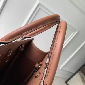 LV M12775 Louis Vuitton OnTheGo MM Bag Monogram Empreinte Brown - Default Title - View 9