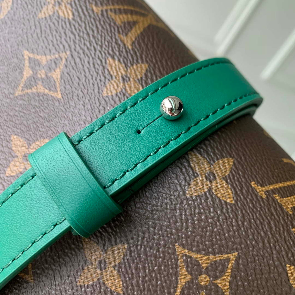 LV M12808 Louis Vuitton Steamer Wearable Wallet Borneo Green