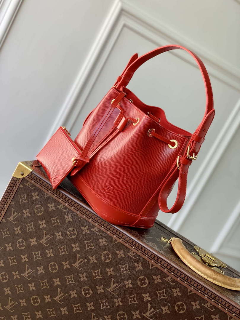 LV M12847 Louis Vuitton No¨¦ BB Bucket Bag Red