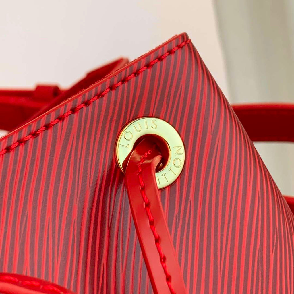 LV M12847 Louis Vuitton No¨¦ BB Bucket Bag Red