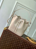 LV M12848 Louis Vuitton No¨¦ BB Bucket Bag Quartz White