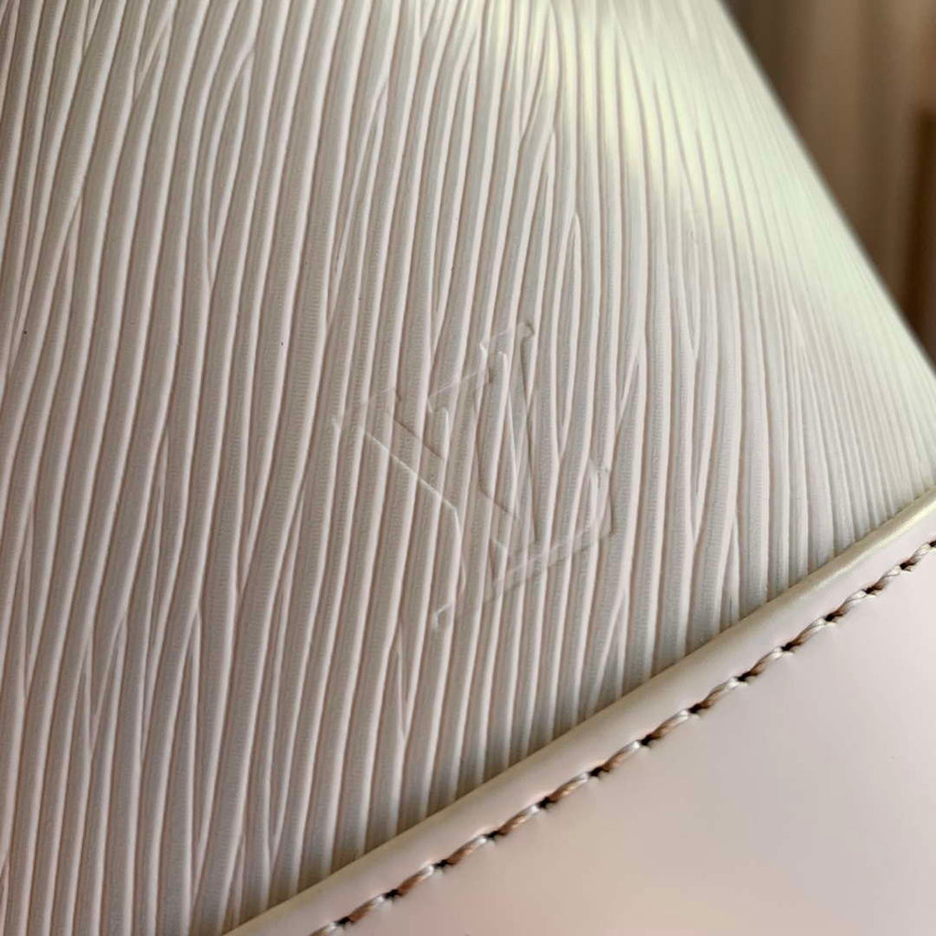LV M12848 Louis Vuitton No¨¦ BB Bucket Bag Quartz White