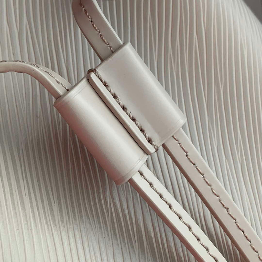 LV M12848 Louis Vuitton No¨¦ BB Bucket Bag Quartz White