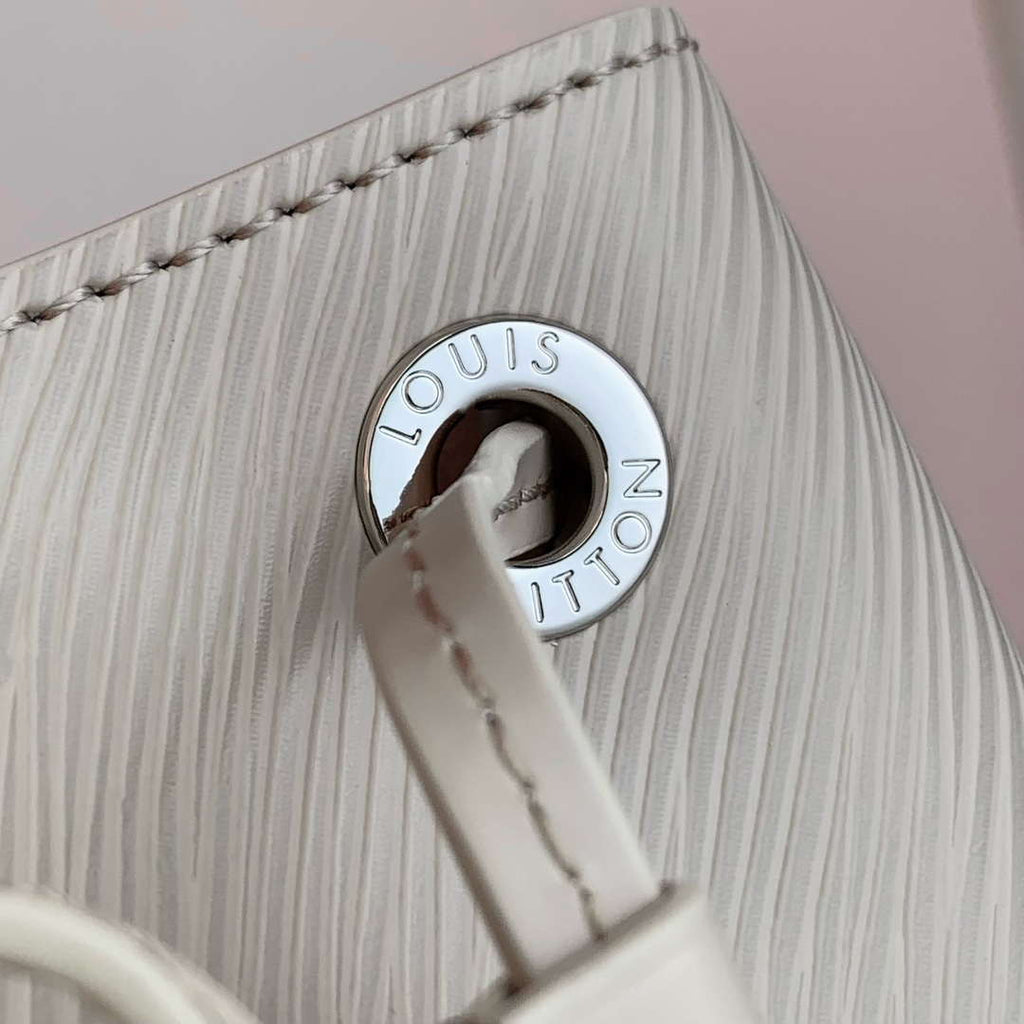 LV M12848 Louis Vuitton No¨¦ BB Bucket Bag Quartz White