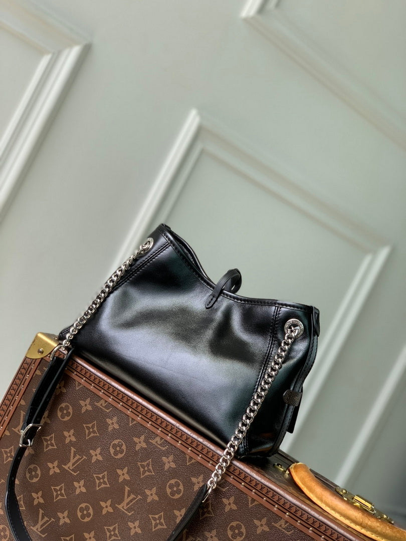 LV M12888 Louis Vuitton CarryAll Vibe BB Bag Black