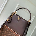 LV M12927 Louis Vuitton Capucines MM Souple Bag Chocolate Brown