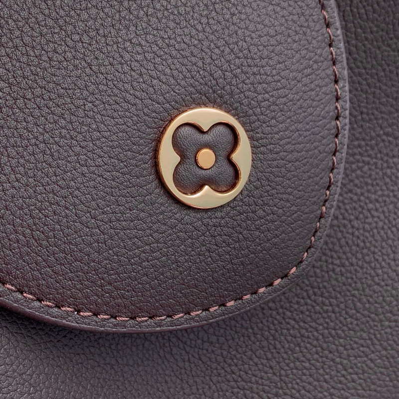 LV M12927 Louis Vuitton Capucines MM Souple Bag Chocolate Brown