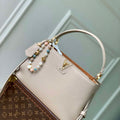 LV M12929 Louis Vuitton Capucines MM Souple Bag Greige