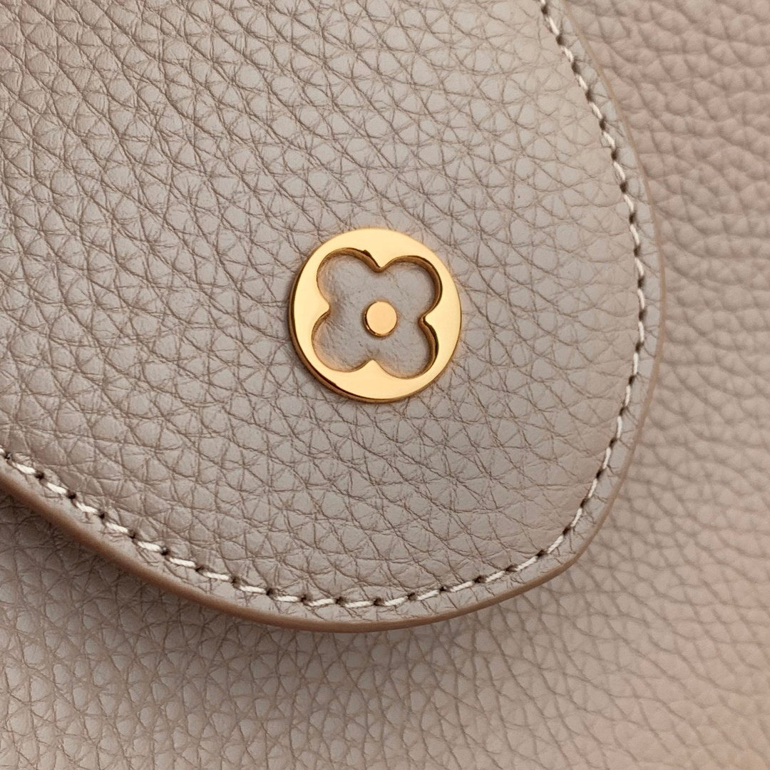 LV M12935 Louis Vuitton Capucines MM Handbag Galet Gray