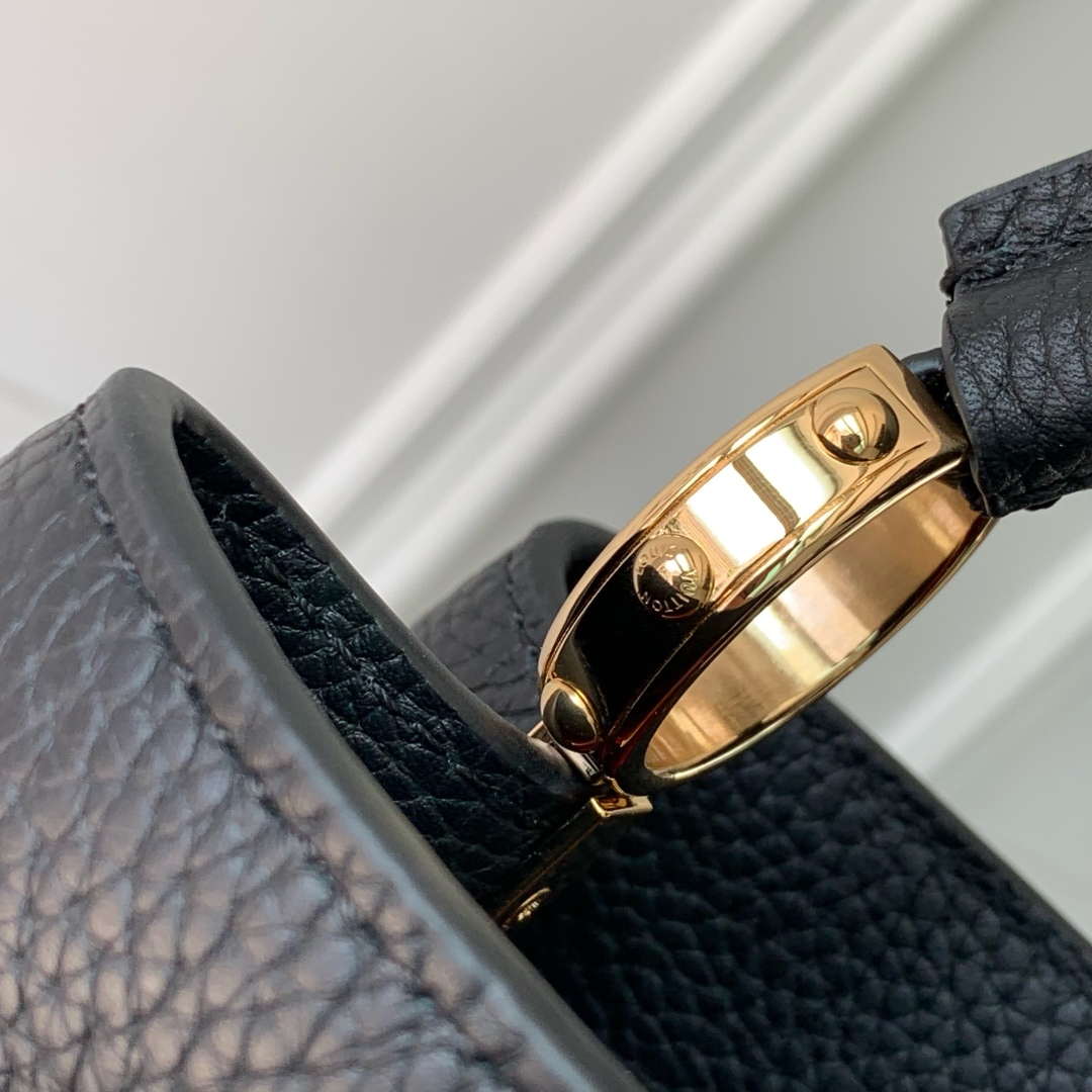 LV M12936 Louis Vuitton Capucines BB Handbag Black