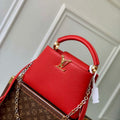 LV M12936 Louis Vuitton Capucines BB Handbag Red