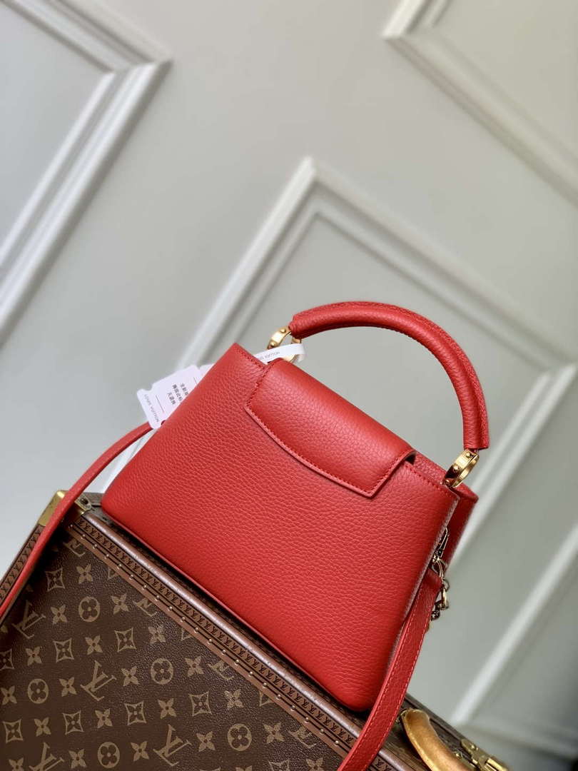LV M12936 Louis Vuitton Capucines BB Handbag Red