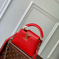 LV M12936 Louis Vuitton Capucines Mini Handbag Red