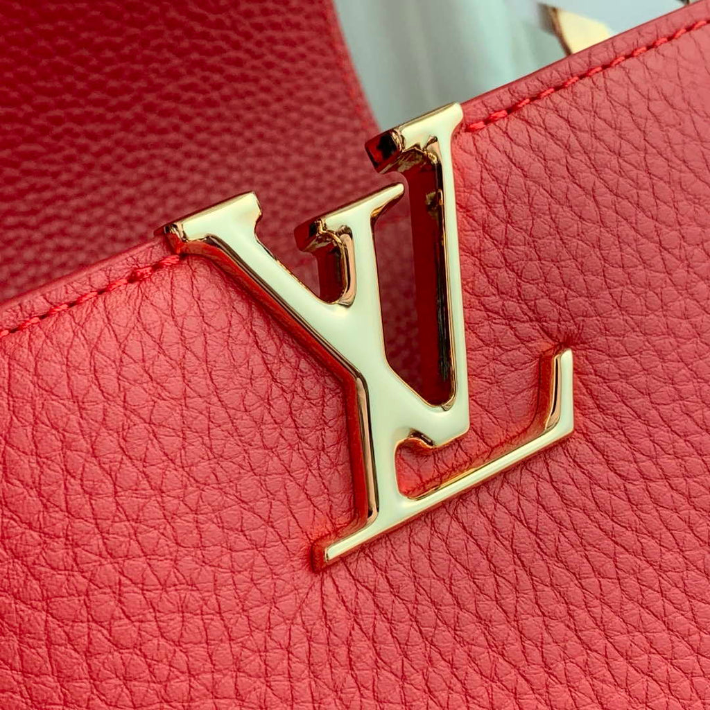LV M12936 Louis Vuitton Capucines Mini Handbag Red