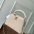 LV M12938 Louis Vuitton Capucines BB Handbag Quartz White