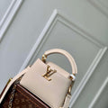 LV M12938 Louis Vuitton Capucines Mini Handbag Quartz White
