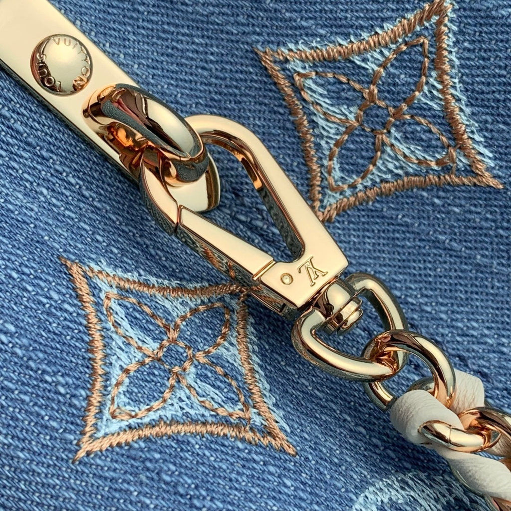 LV M12947 Louis Vuitton Capucines BB Bag Denim Blue/Cream